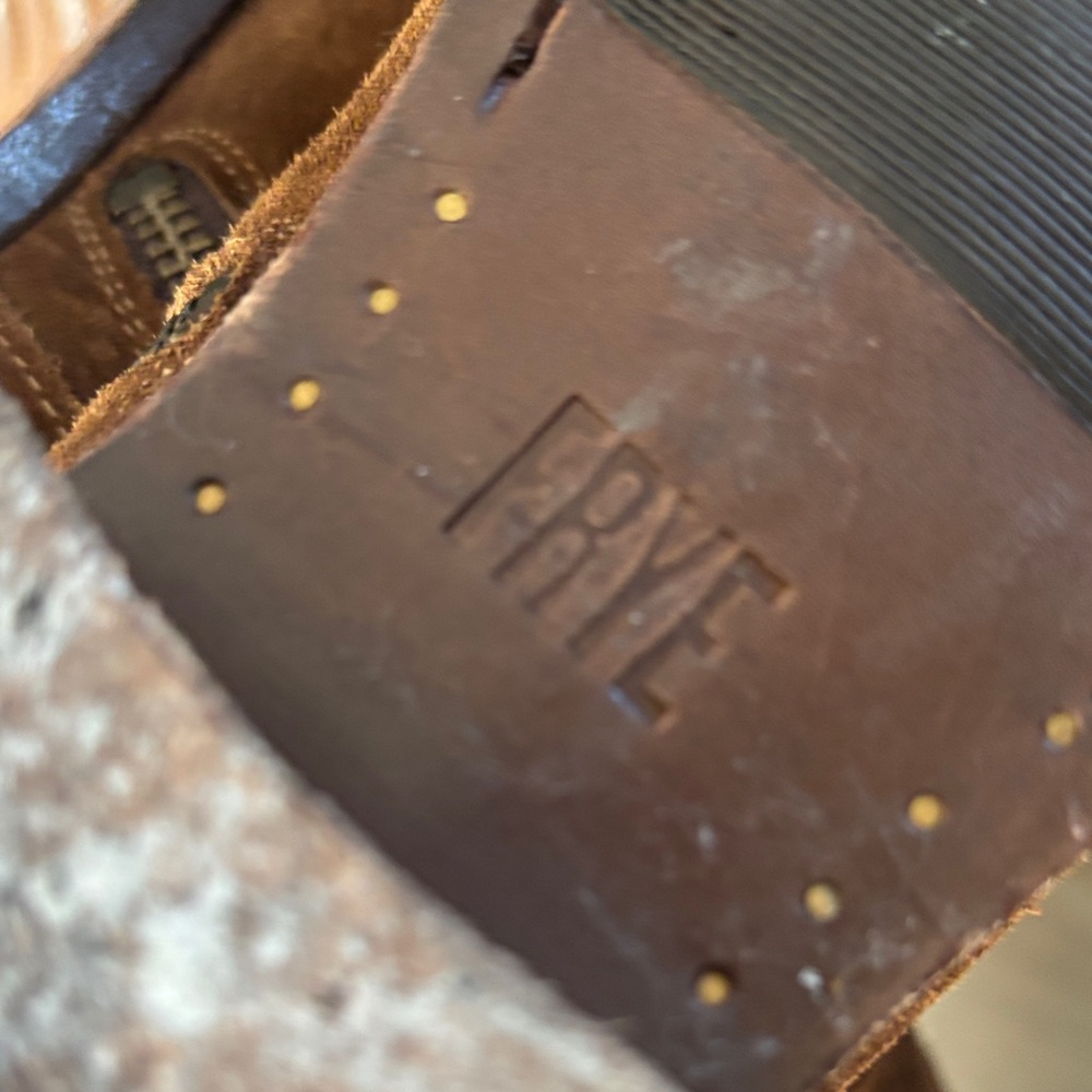 Frye Brown Suede Ankle Boots - Picture 11 of 15